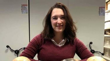 Archaeology PHD student Sarah Poniros