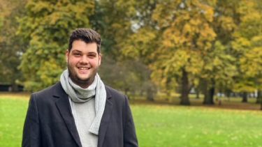 Photograph of MJRC Student Manager Antonis