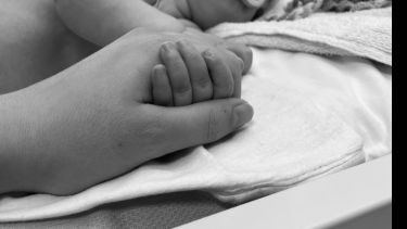 Baby with Spinal Muscular Atrophy in Hospital