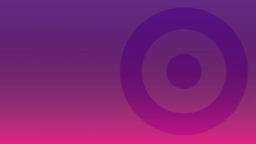 concentric circles under purple gradience