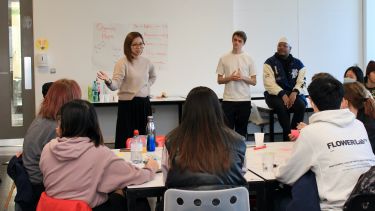 The workshop was led by postgraduate students Daniel Wynn-Mackenzie, Wendy Young and Teveil Walker