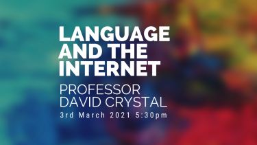 An image of an advert for a lecture