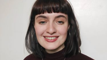 Student Maisie on her placement