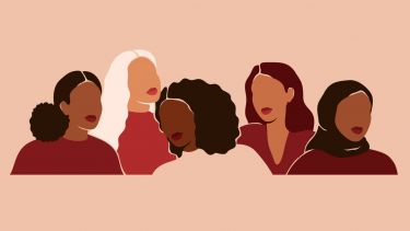 An illustration of various women of colour