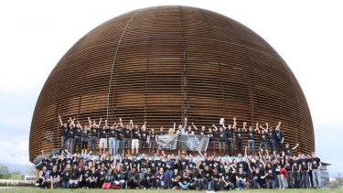 Members of Physoc at CERN