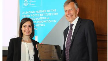 Bea Fernandez Silva and Sir Peter Gregson
