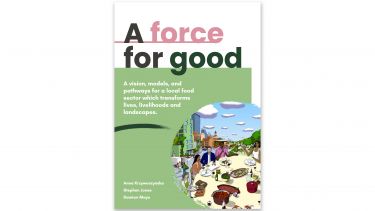 Cover for the report, 'A force for good'