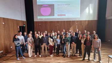 A group photo of the staff and students in Lightcap