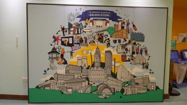 Graduation mural
