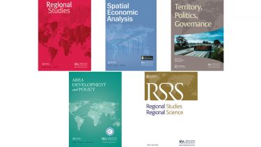 Cover of the Regional Studies journal