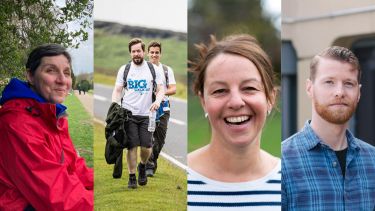 Images of Julia, Phil, Rachel and Sam