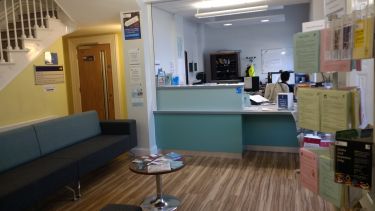 A photo of the reception of the Academic Skills Centre