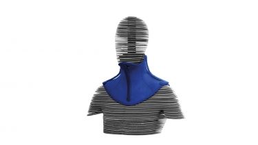 head up collar shown on a mannequin
