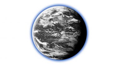 image of earth with blue outline