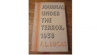 The front cover of F. L. Lucas' journal, Journal Under The Terror, 1938