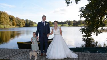 Lucy on her wedding day 