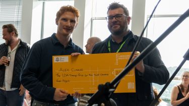 Alex Clarke won the prize for 'Most Creative Final Project' at the 2022 summer exhibition