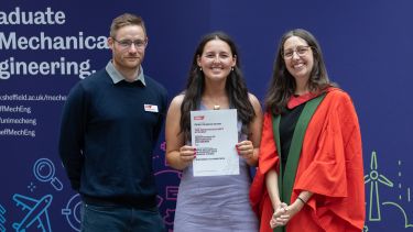 Fiona Brown - IMechE Best Student Certificate, MEng with German