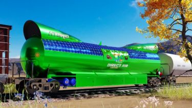 CO2 rail car