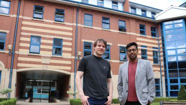 Dr Sagnik Mukhopadhyay and Dr Christain Coester in Regent Court