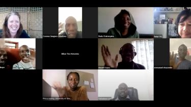 Team members from the Make it Grow project team and participants from previous cohorts of the workshop series, online to launch the facilitation toolkit.