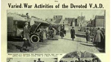 Figure 5. Volume 10, ‘The Last Phase’ – ‘Varied War Activities of the Devoted V.A.D.’ (The War Illustrated deluxe album).