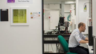 Person using NXCT equipment