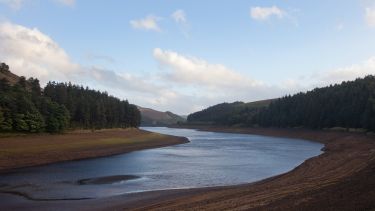 Landscape image of Reservoir in the peak district, Sheffield