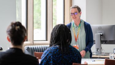 Staff in the Race Equality Network taking part in a discussion