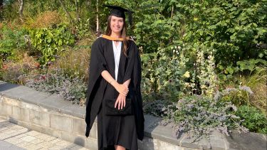 Ella Shepherd at graduation
