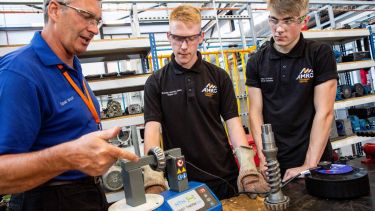 Students learn over robotics at AMRC