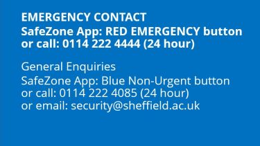 Emergency and General Enquiries contact information