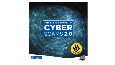Front cover of the little book of cyber scams two point zero