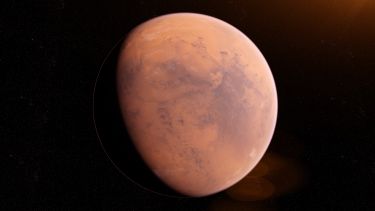 An illustration of Mars