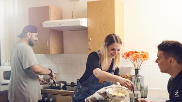 Students Cooking