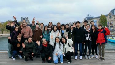 Second year Landscape Architecture students in Paris 
