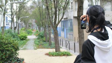 Second year Landscape Architecture students in Paris