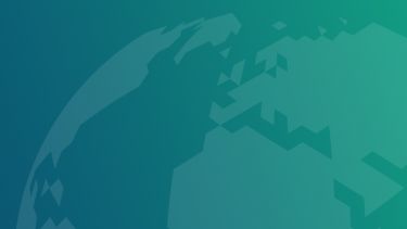 Green globe graphic