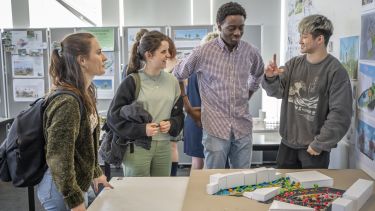 Undergraduate Landscape Architecture students