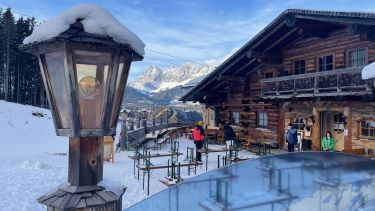 A ski lodge.