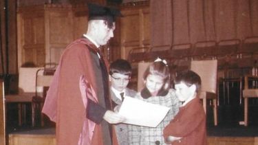 Professor Greenwood in November 1965 at Firth Hall