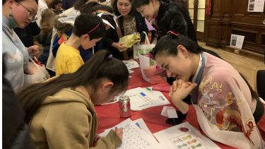 Revelers join in the fun and games 