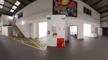 Samuel Fox House (Northern General Hospital) main warehouse defibrillator location