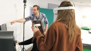 TEL team teaching VR