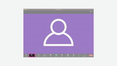 An image displaying the Zoom call screen