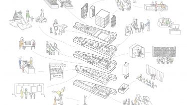 Student work from Studio Intergenerational Architecture