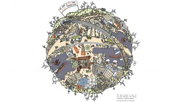Image of student work from studio just transitions