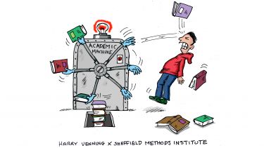 Academic machine illustration