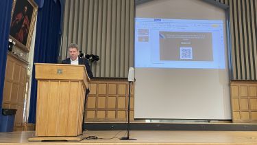 Vice-Chancellor Professor Koen Lamberts at the Technician Showcase event