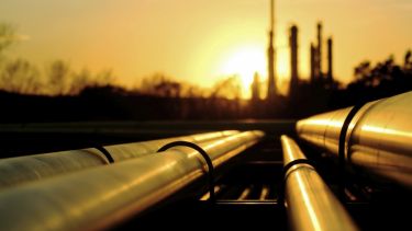 Pipes at sunrise